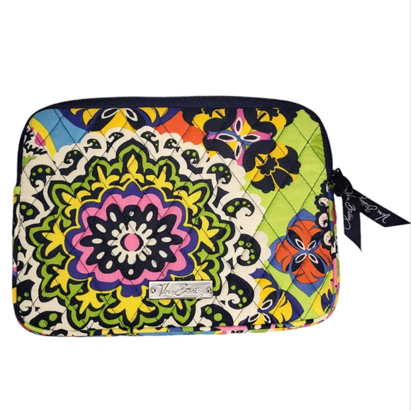 Vera Bradley Multicolor Quilted Fabric Cosmetic Bag - Picture 1 of 5